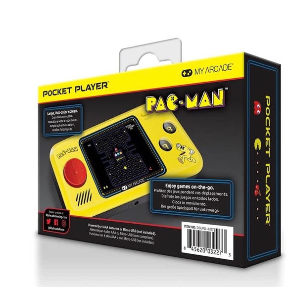 NWT My Arcade Pocket Player Handheld Game Console: 3 Built In Games - Picture 2 of 4